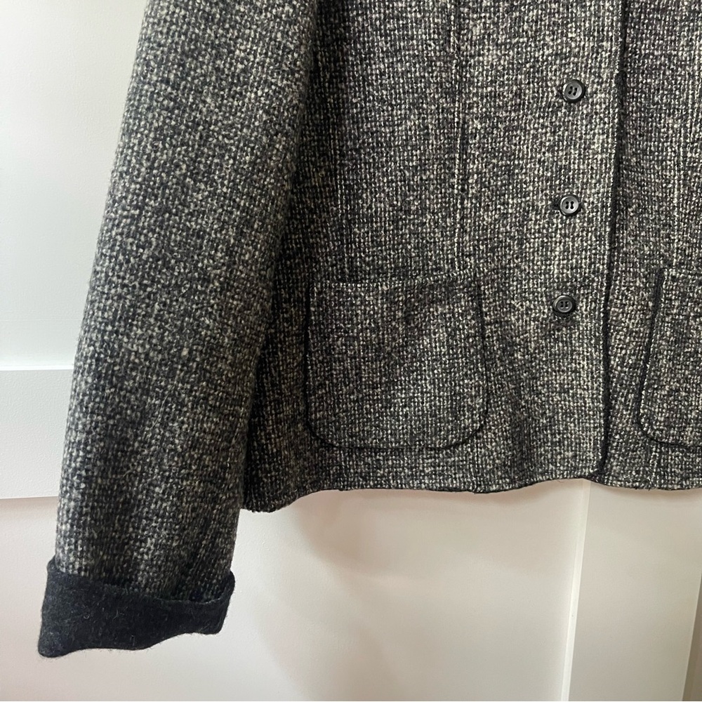 Pendleton Black Blazer Structured Wool-Blend - image 4